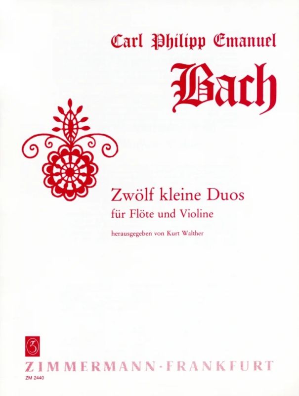 Carl Philipp Emanuel Bach - Zwölf kleine Duos