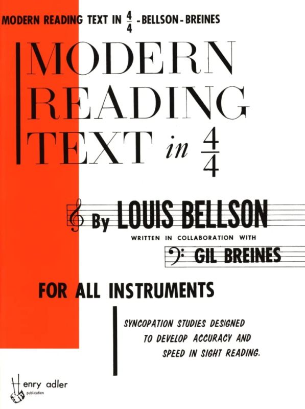 Louie Bellsoni inni - Modern Reading Text in 4/4