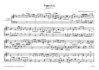 Dieterich Buxtehude - Fuga in G