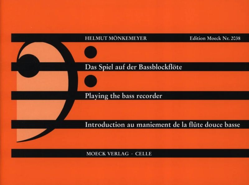 Helmut Mönkemeyer: Introduction au maniement de la flute douce basse