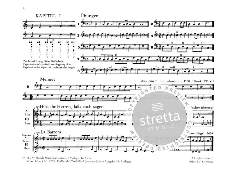 Helmut Mönkemeyer: Introduction au maniement de la flute douce basse (1)