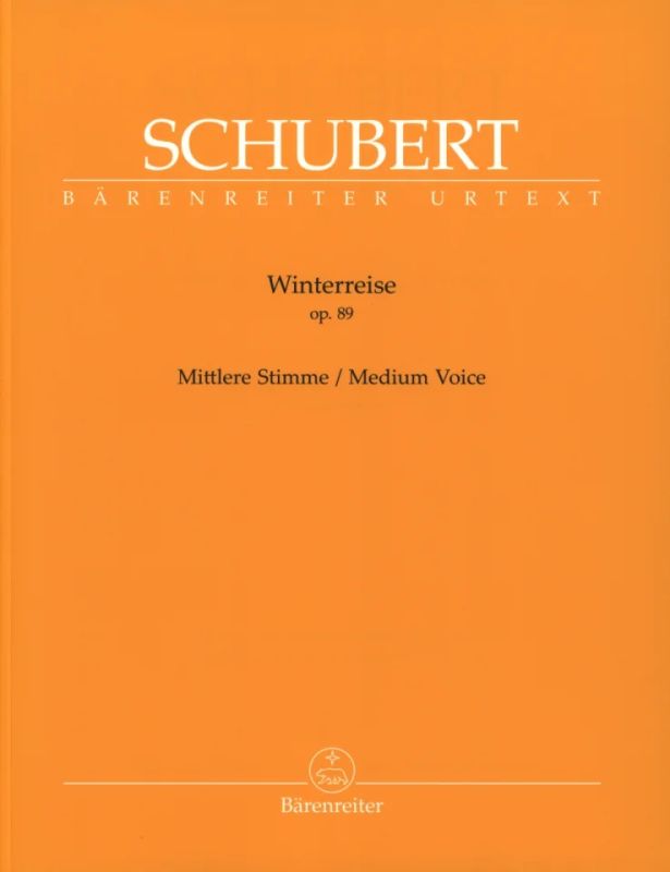 Franz Schubert - Winterreise op. 89 D 911 – mittlere Stimme