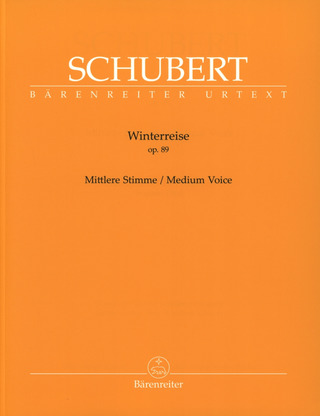 Franz Schubert - Winterreise op. 89 D 911 – mittlere Stimme