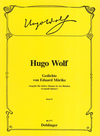 Hugo Wolf: Gedichte von Eduard Mörike Band 2