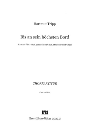 Hartmut Tripp - Bis an sein höchsten Bord