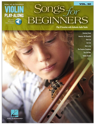 Violin Play-Along 50: Songs for Beginners