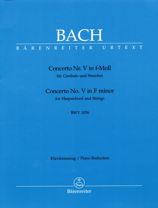 Johann Sebastian Bach - Concerto No. V in F minor BWV 1056