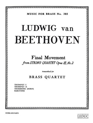 Ludwig van Beethoven - String Quartet Op.18 No.2 In G - Final Movement