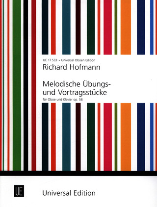 Richard Hofmann - Melodische Übungs- und Vortragsstücke op. 58
