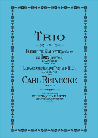 Carl Reinecke - Trio op. 274