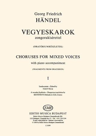 Georg Friedrich Haendel - Choruses for Mixed Voices 1