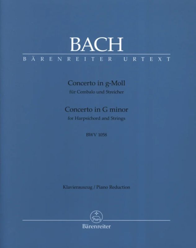 Johann Sebastian Bach - Concerto in G minor BWV 1058