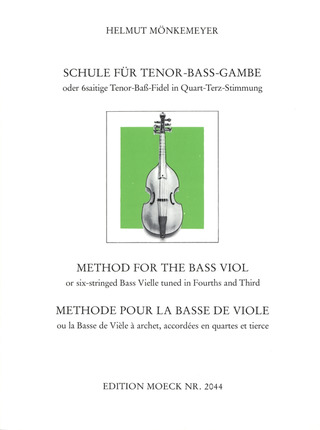 Helmut Mönkemeyer - Schule Fuer Tenor Bass Gambe