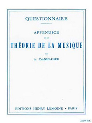Adolphe Danhauser - Questionnaire