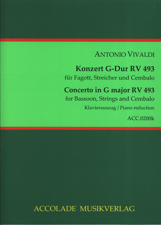 Antonio Vivaldi - Konzert G-Dur Rv 493 Pv 131 F 8/30
