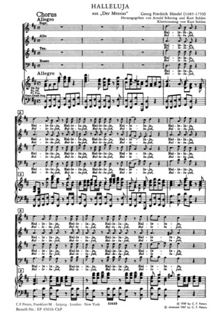 Georg Friedrich Händel - Halleluja D-Dur
