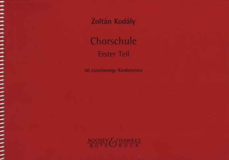 Zoltán Kodály - Chorschule 1