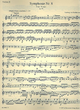 Ludwig van Beethoven - Symphony No. 8 in F major op. 93