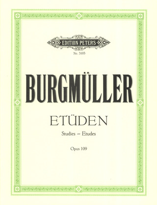 Friedrich Burgmüller - 18 Etüden op. 109