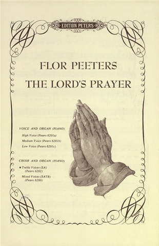 Flor Peeters - The Lord's prayer op. 102d