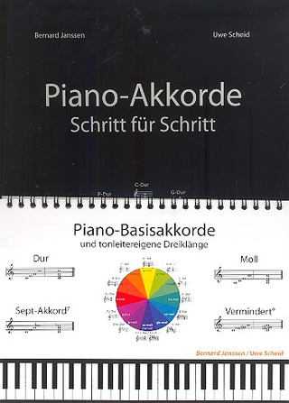Bernard Janssen i inni - Piano-Akkorde Schritt für Schritt (+Aufsteller)