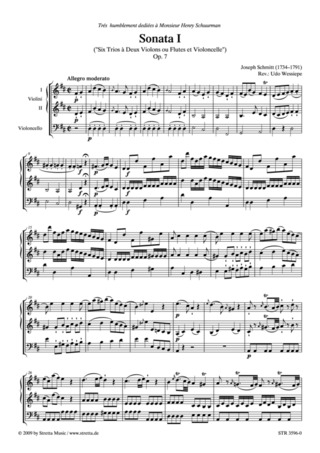 Joseph Schmitt: Sonata I