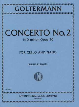 Georg Goltermann - Konzert Nr. 2 d-Moll op. 30
