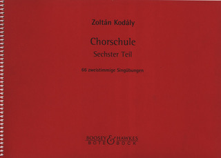 Zoltán Kodály: Chorschule 6