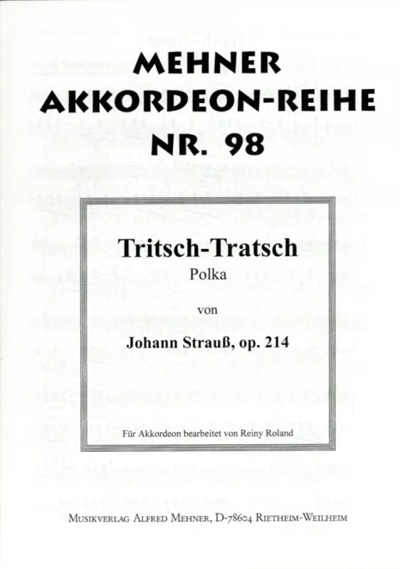Johann Strauß (Sohn) - Tritsch Tratsch Polka Op 214