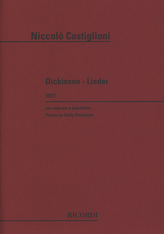 Niccolò Castiglioni - Dickinson - Lieder