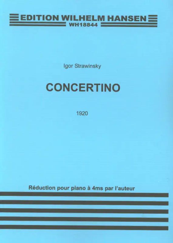 Igor Strawinsky - Concertino