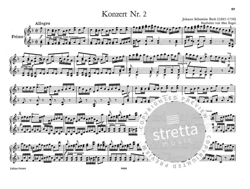 Johann Sebastian Bach - Brandenburgische Konzerte Nr. 1 - 3 BWV 1046 - 1048