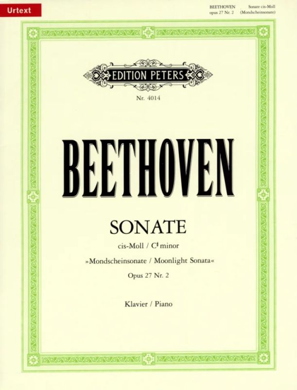 L. van Beethoven - Sonate für Klavier Nr. 14 cis-Moll op. 27/2
