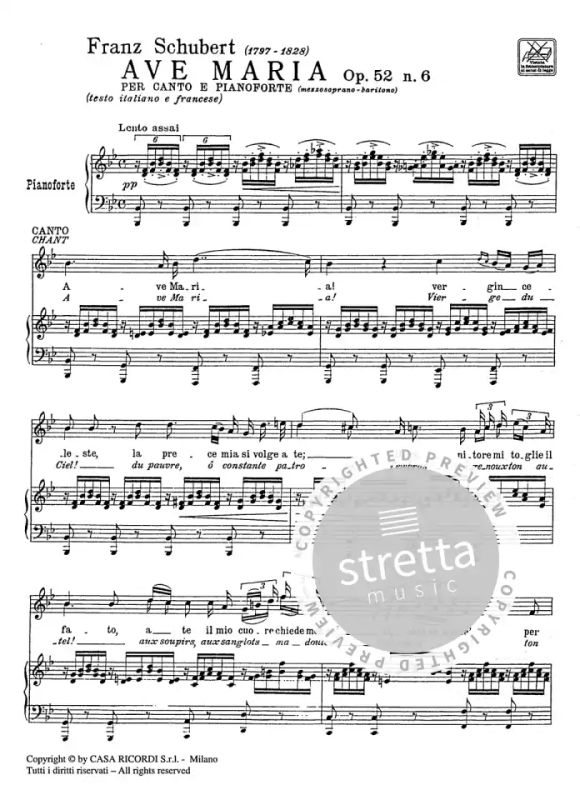 Franz Schubert - Ave Maria op. 52 N. 6 D. 839 (1)