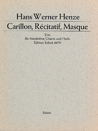 Hans Werner Henze - Carillon, Récitatif, Masque
