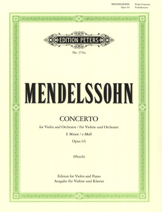 Felix Mendelssohn Bartholdy - Violin Concerto in E minor Op. 64