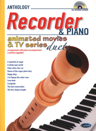 Andrea Cappellari - Animated Movies and TV Duets for Recorder & Piano