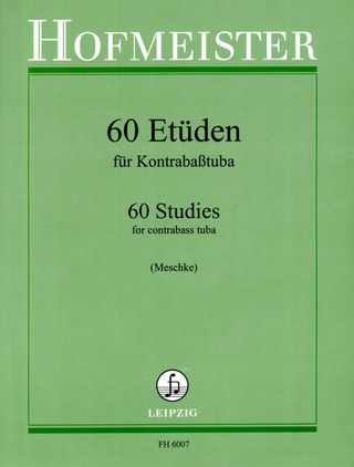 Dieter Meschke - 60 Etüden für Kontrabaßtuba
