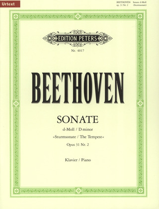 Ludwig van Beethoven: Sonate Nr. 17 d-Moll op. 31; 2