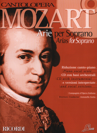 Wolfgang Amadeus Mozart - Cantolopera: Arie Per Soprano + Cd