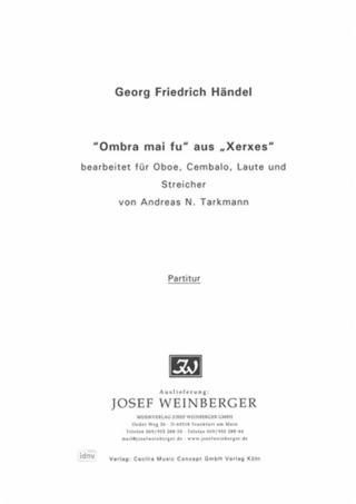 Georg Friedrich Haendel - Ombra mai fu "Largo"