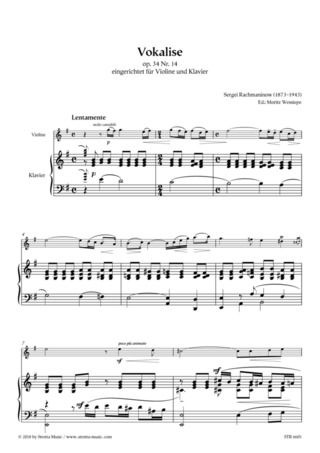 Sergei Rachmaninow: Vokalise