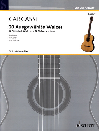 Matteo Carcassi - 20 Ausgewählte Walzer