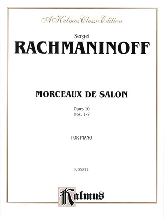 Sergei Rachmaninoff - Klavierstuecke Op 10