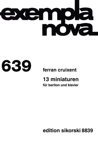 Ferran Cruixent - 13 Miniaturen