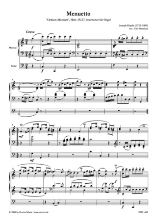 Joseph Haydn - Menuetto