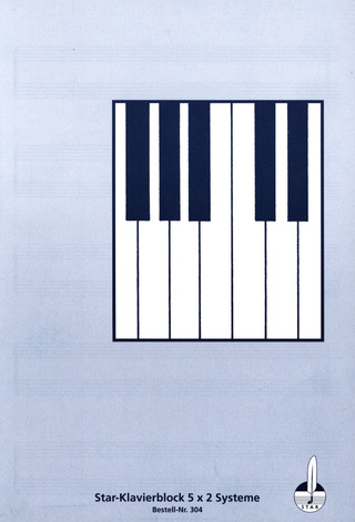 Notenblock Klavierblock A4