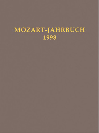 Mozart-Jahrbuch 1998