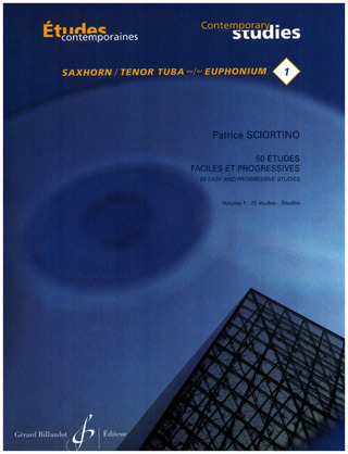 Patrice Sciortino - 50 Etudes Faciles Et Progressives Vol.1