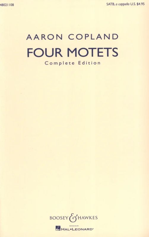 Aaron Copland - Four Motets